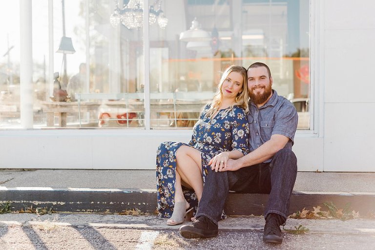 Fall Indianapolis Engagement Photos At Locally Grown Gardens And