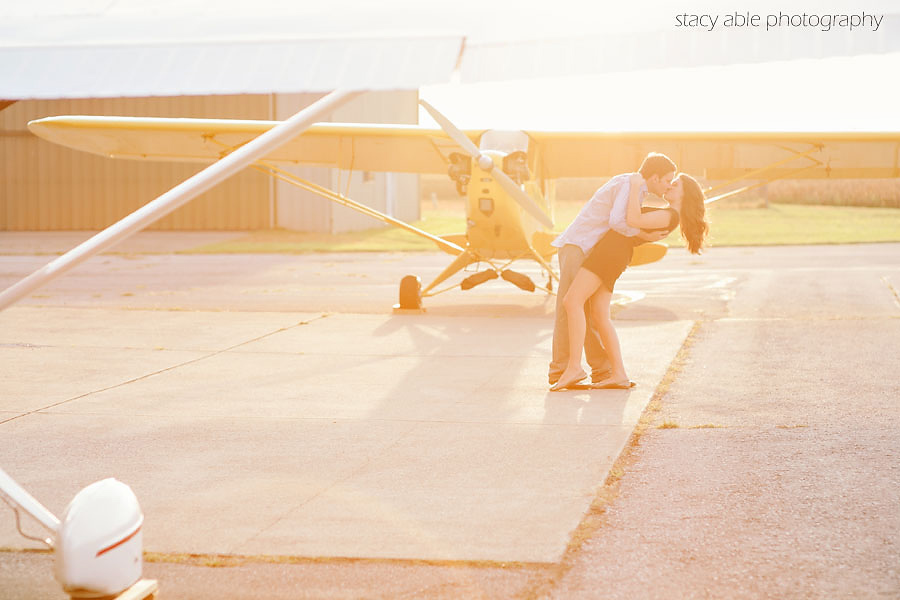 Sammy & Doug’s Columbus Indiana Aviation inspired Engagement Session