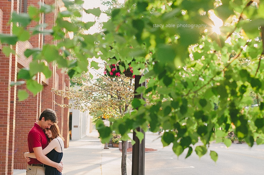 indianapolis engagement photography with a cat - midwest wedding photographer