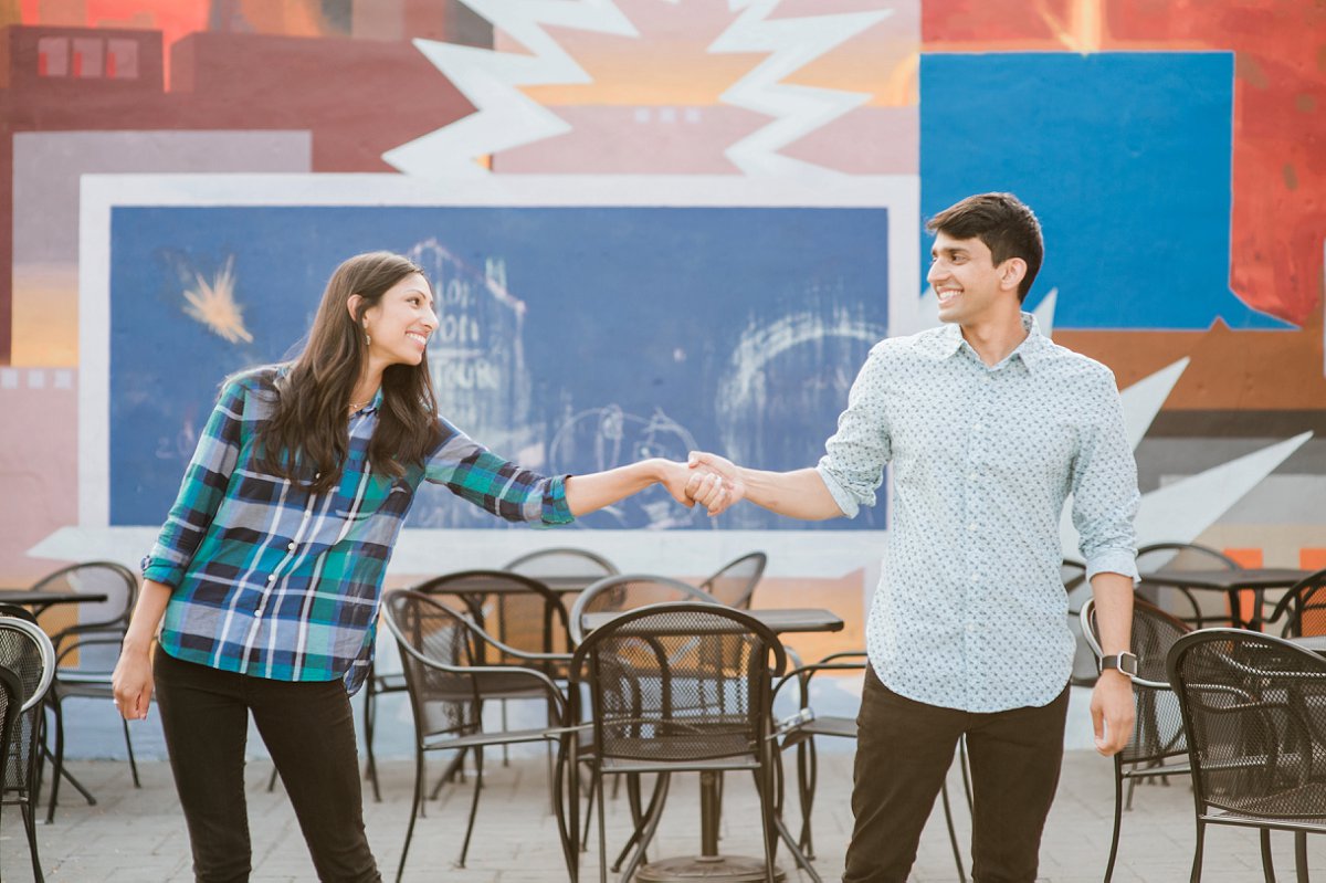 Indianapolis engagement portrait photographer