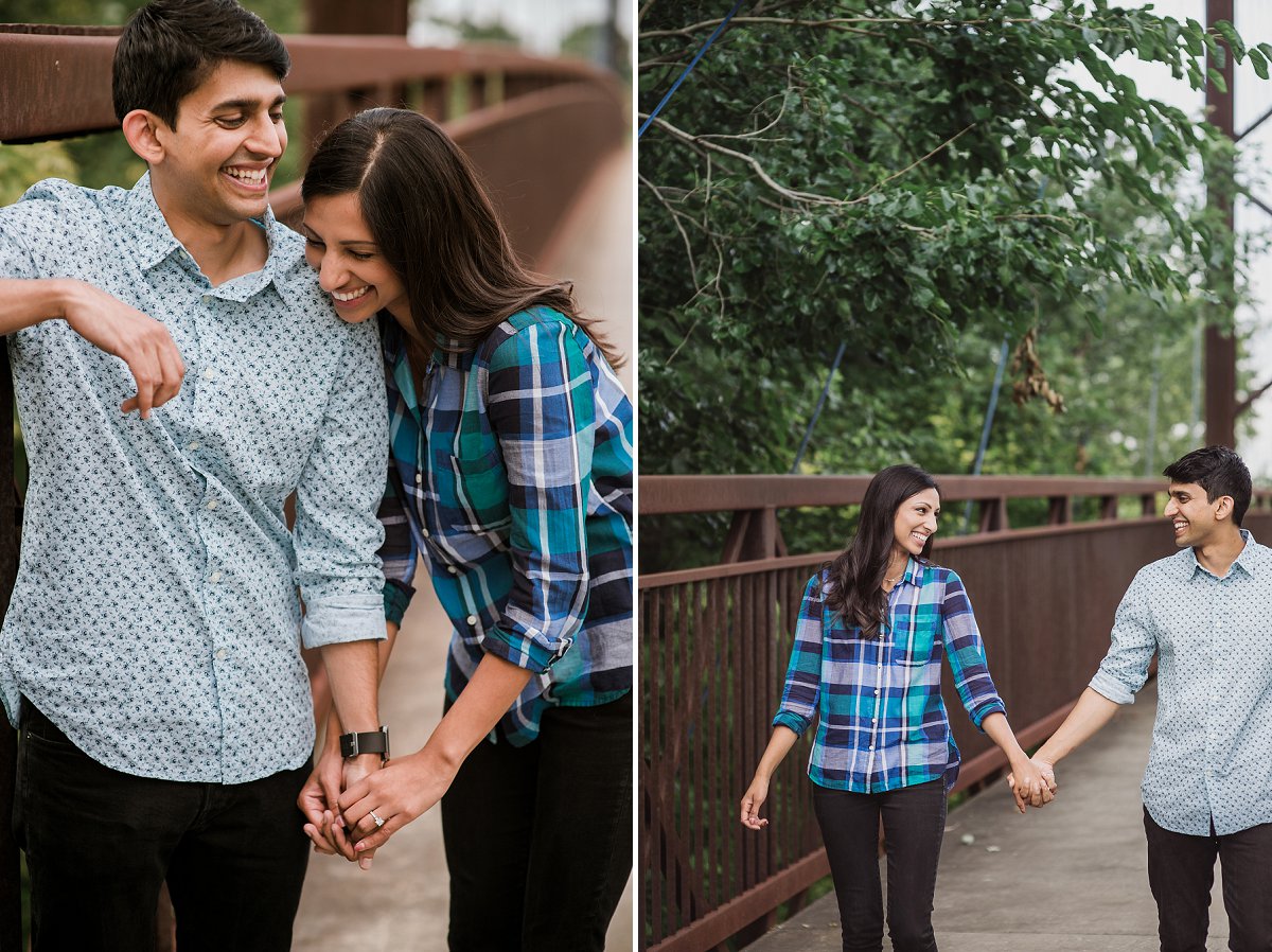 Indianapolis engagement portrait photographer