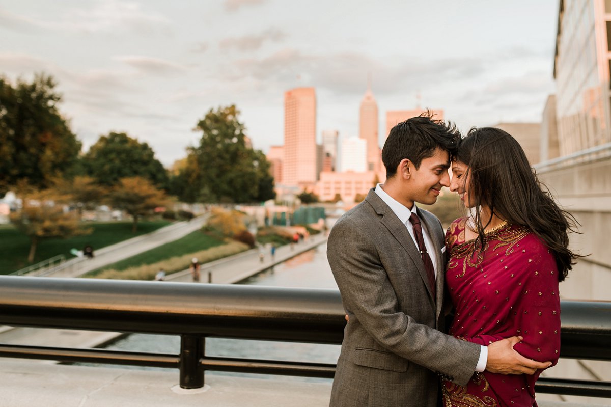 Indianapolis engagement portrait photographer