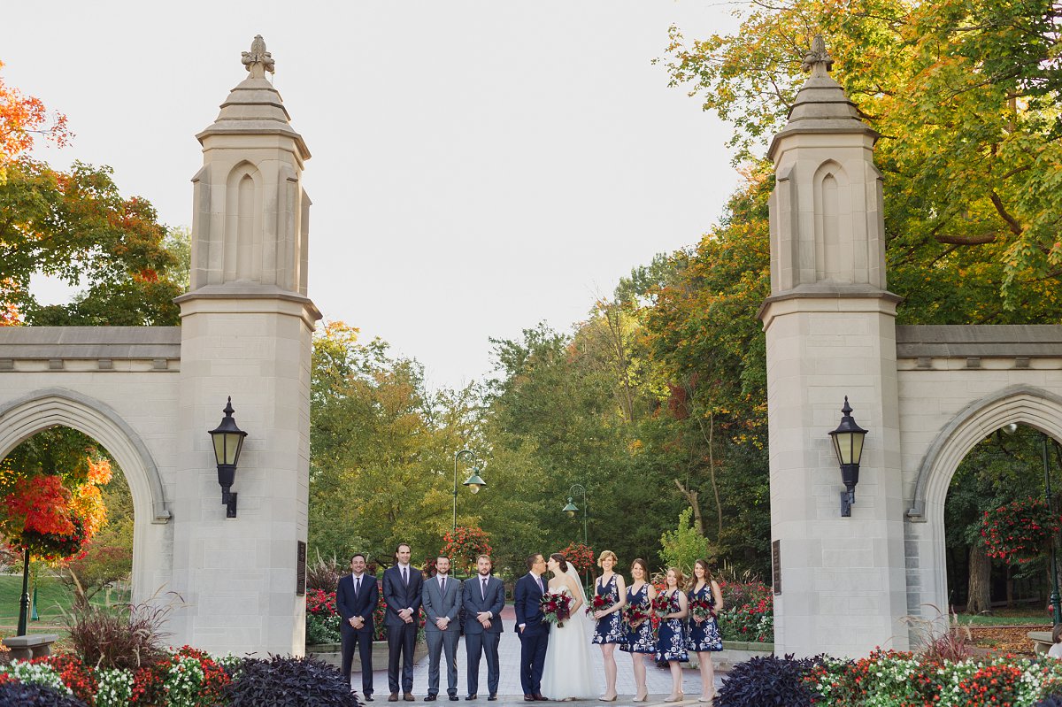 the loft at walnut hill fall IU rosewell house indianapolis wedding photography