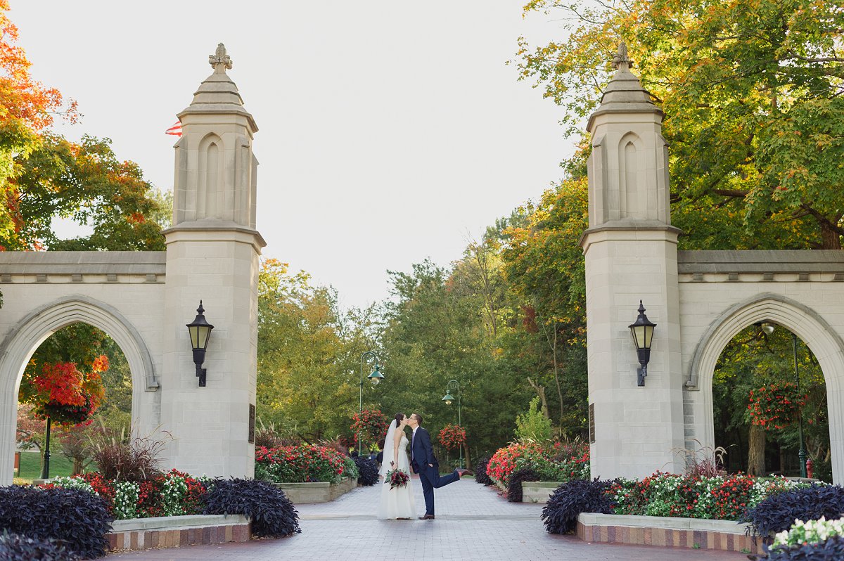 the loft at walnut hill fall IU rosewell house indianapolis wedding photography