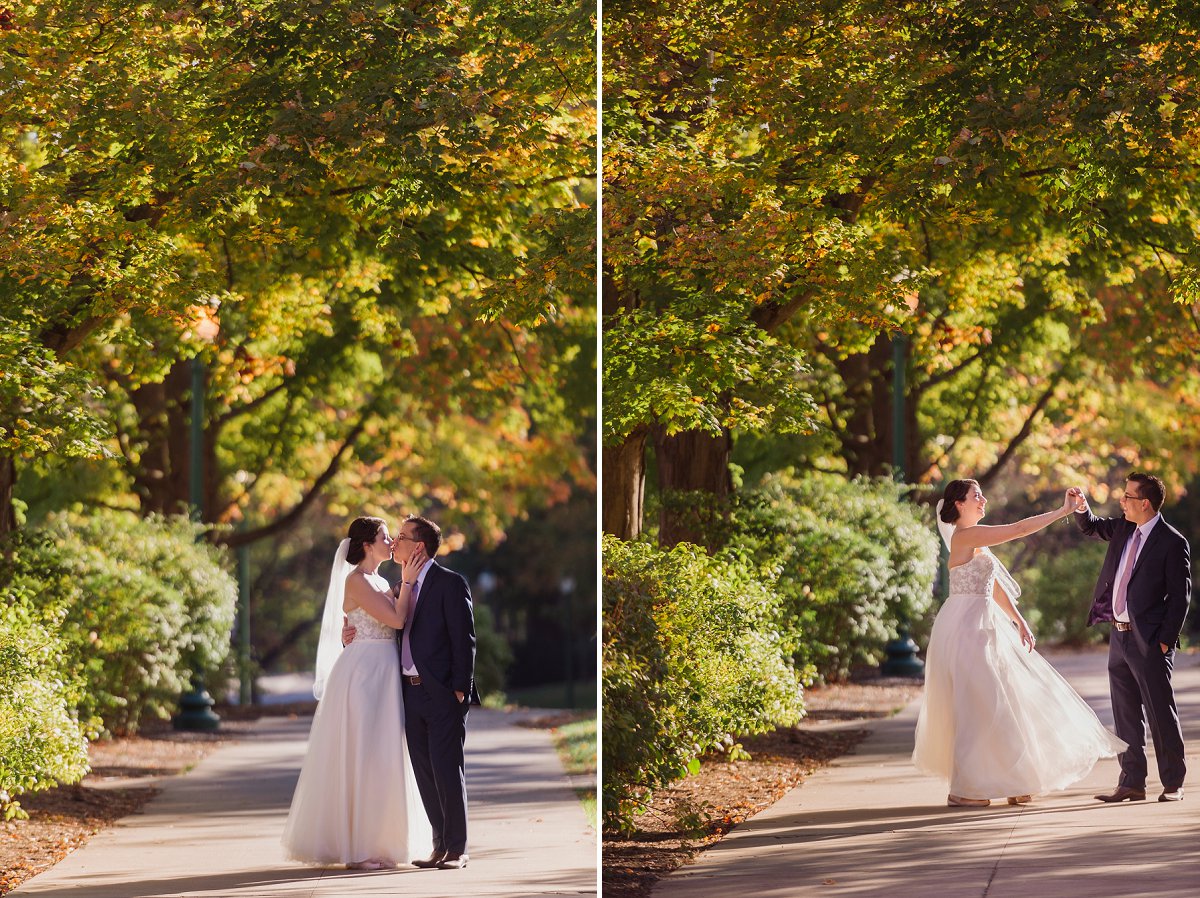 the loft at walnut hill fall IU rosewell house indianapolis wedding photography