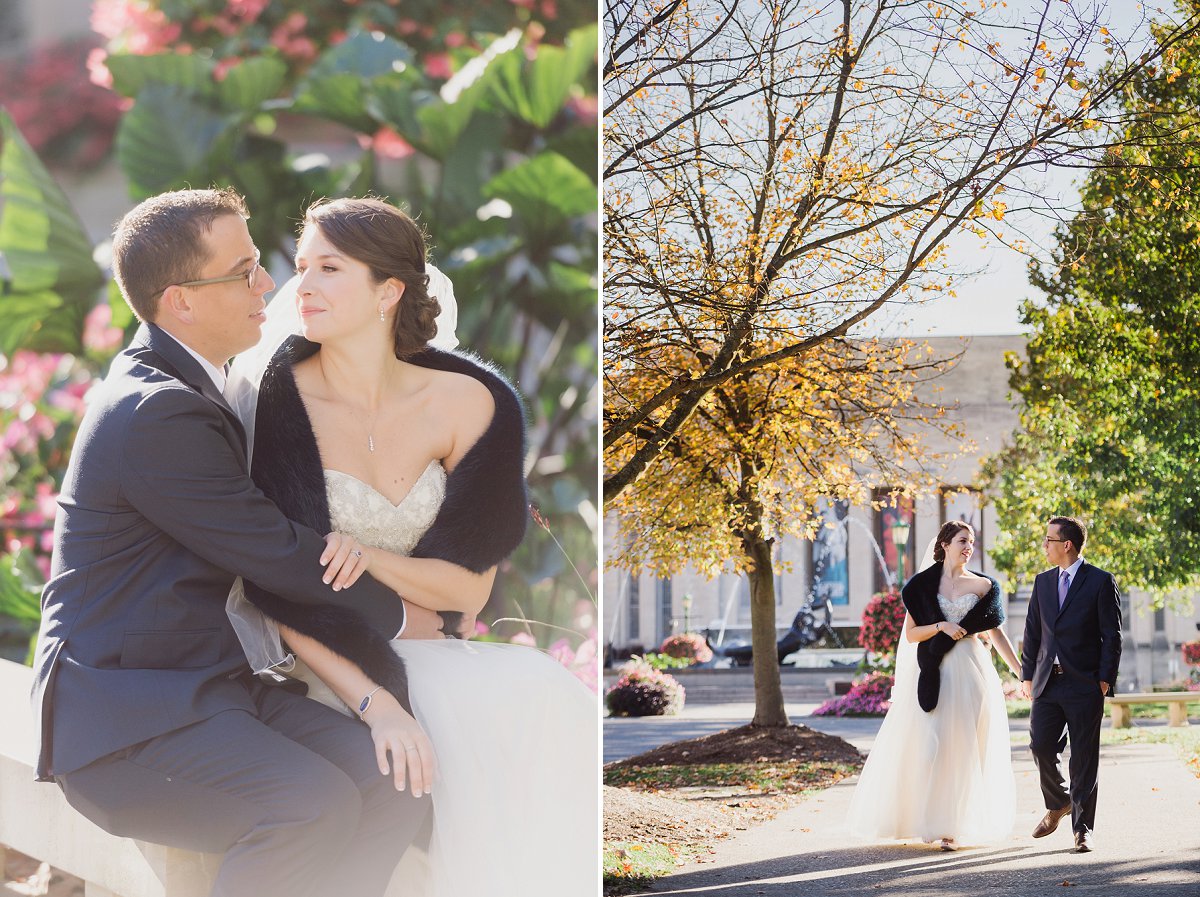 the loft at walnut hill fall IU rosewell house indianapolis wedding photography