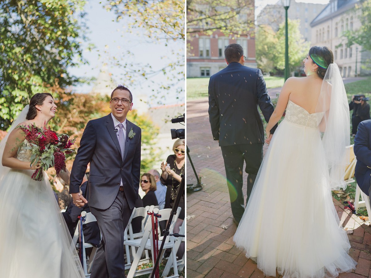 the loft at walnut hill fall IU rosewell house indianapolis wedding photography