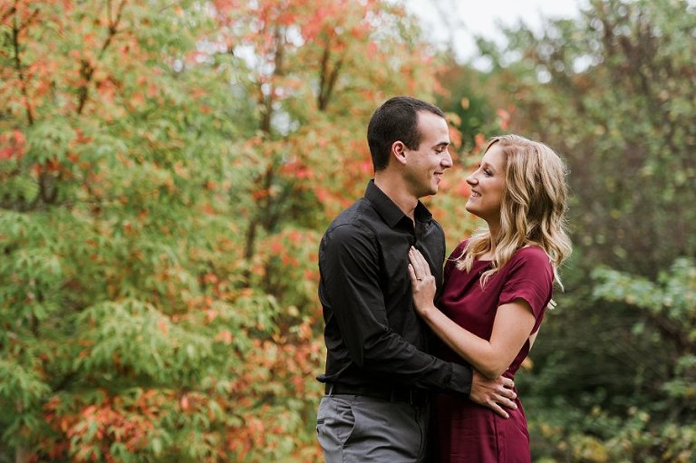 fall midwest indianapolis engagement photography
