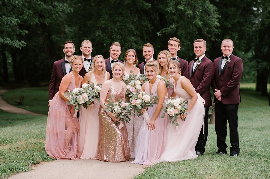 indianapolis summer wedding photography color smoke bomb