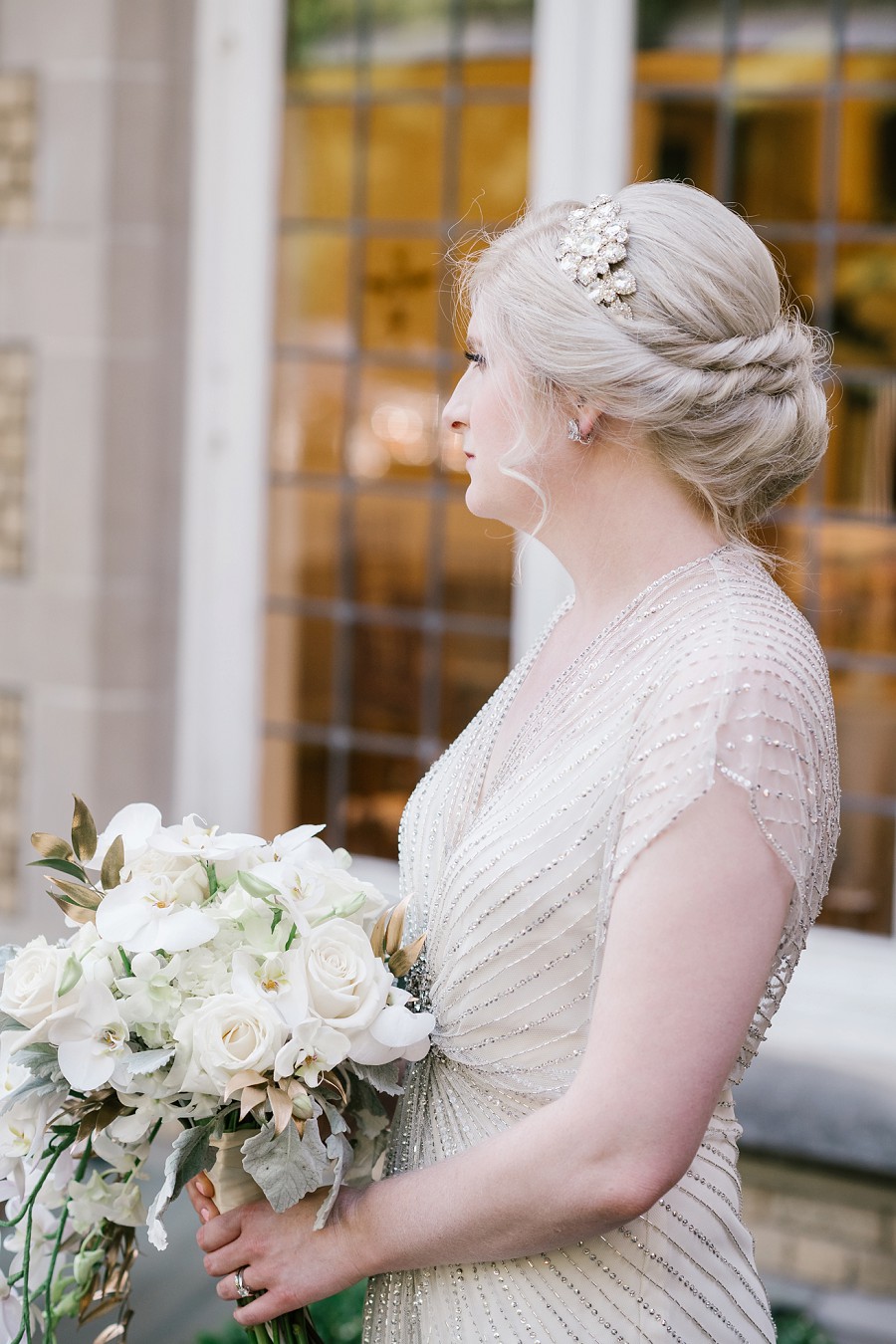 Laurel Hall Great Gatsby themed Summer wedding in Indianapolis