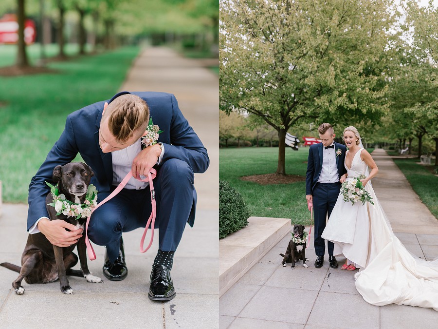newfields indianapolis wedding photographer
