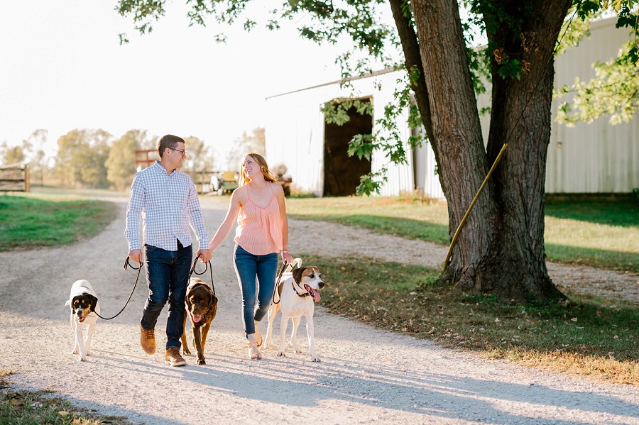 indianapolis fall engagement photography by photographer stacy able